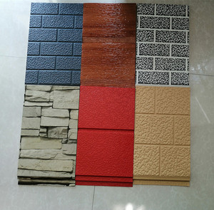 Pannelli Decorativi Esterni in Poliuretano Isolamento Termico Rivestimento Metallico Isolato Riscaldato - Product Image 2