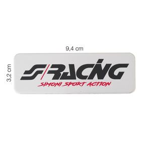 Logo Metal Simoni Racing CRM 9.4x3.2 - Product Image 1