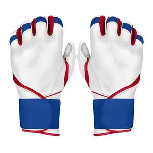 Customized Logo Long Cuff Bruce Bolt Baseball Batting Gloves <b>Slip</b> Resistant Wholesale Professional <b>Men</b> Women Softball Gloves - Product Image 1