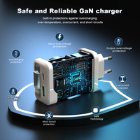 Chargeur de téléphone rétractable 30w 65w Gan USB Charge rapide Type C Chargeur universel portable PD 65w pour chargeur rétractable iPhone