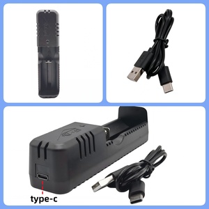 Chargeur de batterie <span class=keywords><strong>à</strong></span> charge rapide 18650 26650 USB Type-C, démarrage sans tension, éclairage LED, compatible avec les montres intelligentes, alimentation portable - Product Image 5