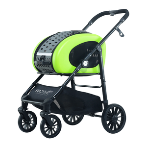 Wholesale 4-Wheel Foldable Oxford Fabric Pet <b>Stroller</b> Comfortable Small Animals Carrier Trolley for Dog & <b>Cat</b> Outdoor Travel - Product Image 1
