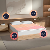 Matelas chauffant premium à pression réglable pour la détente et le sommeil à domicile