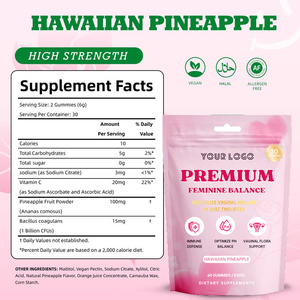 Complément alimentaire en gommes pour l'équilibre féminin, OEM/ODM, de qualité supérieure, pour la défense <span class=keywords><strong>immunitaire</strong></span>, produit sain, bon pour les femmes - Product Image 5