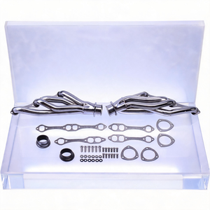 Collecteur d'échappement en acier inoxydable LK Performance SBC compatible avec Chevy Nova SS Camaro 1967-1992 <span class=keywords><strong>Corvette</strong></span> <span class=keywords><strong>C3</strong></span> V8 Small Block - Product Image 1