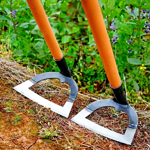Azada Hueca Profesional de Acero al Manganeso - Herramienta para Desmalezar y Remover la Tierra para Cultivo en Jardín - Product Image 2