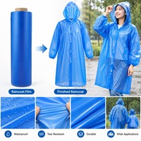 Film imperméable en PVC, résistant à l'humidité, robuste, personnalisable, en rouleau, pour vêtements de pluie et vêtements de protection pour pêcheurs