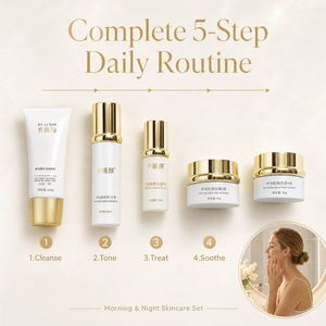 ชุดผลิตภัณฑ์ดูแลผิว Luminous‑Skin Care ออกแบบมาเป็นพิเศษสำหรับร้านเสริมสวย เซรั่มลดเลือนริ้วรอย ปรับสีผิวให้สม่ำเสมอ และฟื้นฟูผิวหมองคล้ำ - Product Image 5
