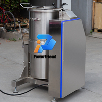 RVS motor aangedreven milieuvriendelijke fruit- en groentesnijmachine voor commerciële catering