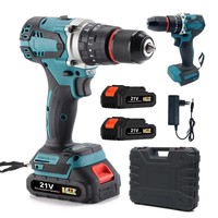 Perceuse sans fil portable 28V, kits de perceuse électrique multifonction, tournevis électrique rechargeable au lithium industriel