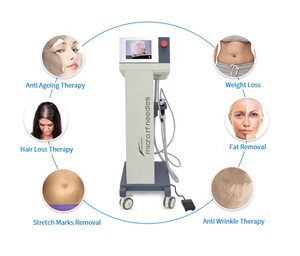 Máquina Vertical de Radiofrecuencia con Microagujas para Reafirmar la Piel, Antienvejecimiento y Eliminación de Cicatrices, con 2 Manijas - Product Image 2