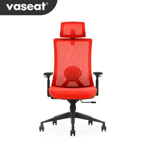 Modern Design High Quality Executive Ergonomic Computer Chair High Back Mesh Desk Pu Recliner Adjustable Headrest Office Use