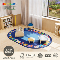 Meubles de garderie modernes en bois COMPANY, coin lecture, étagère à livres pour tout-petits, crèche, salle de classe Montessori
