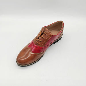 <strong>Women</strong> Dress Shoes Latest Casual PU Leather Office Hand Made <strong>Brogues</strong> Style Party Shoes for Ladies - Product Image 2