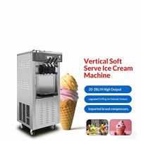 Machine à glace molle chinoise à 2 compresseurs, prix usine, machine commerciale à yogourt glacé, machine à açaï, pour glaces molles et margaritas
