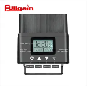 Fullgain 12-54英寸30加仑小型防水可调光鱼缸发光二极管灯水族箱支架灯36英寸发光二极管水族箱灯