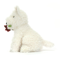 Jelly Catt Munro Scottie Dog 'Love You' Jouets en peluche de haute qualité, chien en peluche mignon, poupée en peluche, parfait pour un cadeau d'anniversaire