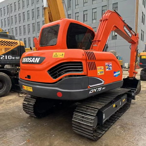 DOOSAN DX75 Mini pelle hydraulique sur chenilles d'occasion 7.5 tonnes fabriquée en CORÉE DU SUD le moteur YANMAR original DX55 DX60-9 DH55 - Product Image 1