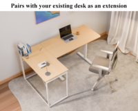Table de bureau moderne Prorials, best-seller, 80*40/100*50cm, gain de place, charge 50kg, directement de l'usine, ODM OEM, bureau pliant personnalisé
