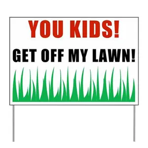 Factory custom pp corrugated plastic yard signs lawn signs and h piles