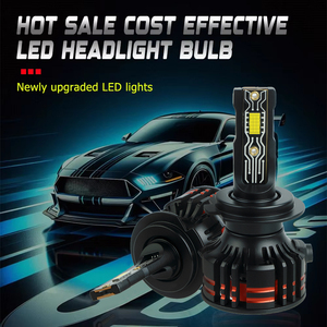 Nouvelles ampoules <span class=keywords><strong>LED</strong></span> automobiles les plus brillantes 56W 5600LM 12V, ampoules de phares <span class=keywords><strong>LED</strong></span> pour voiture, couleur de lumière 6000K, H1 H4 H7 9005 9006 - Product Image 2
