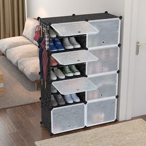 Armadio Moderno in <span class=keywords><strong>Plastica</strong></span> con 16 <span class=keywords><strong>Cubi</strong></span> per Scarpe, Arredamento per Soggiorno - Product Image 2