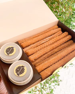Caja de Cartón Blanca con Diseño Personalizado <span class=keywords><strong>para</strong></span> <span class=keywords><strong>Churros</strong></span> y Sushi con Laminado Mate, Relieve y Papel <span class=keywords><strong>para</strong></span> Mojar - Product Image 2