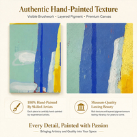 Peinture à l'huile abstraite moderne, faite à la main par un artiste professionnel, taille et couleur personnalisées, provenant d'une usine de peinture.
