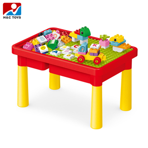 Tavolo Educativo Multifunzionale con Blocchi di Plastica per Bambini, Giocattolo Creativo per Costruzioni - Product Image 3