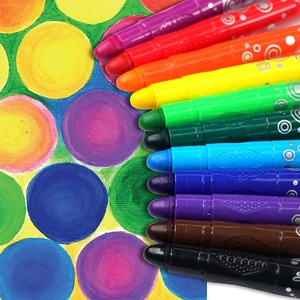 12 <span class=keywords><strong>pastelli</strong></span> in Gel setoso per effetti acquerellabili lavabili Non tossici per bambini - Product Image 6