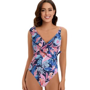 Customized High Quality Casual Style Two Pieces Swimwear Women Sexy Bikini Swimsuits