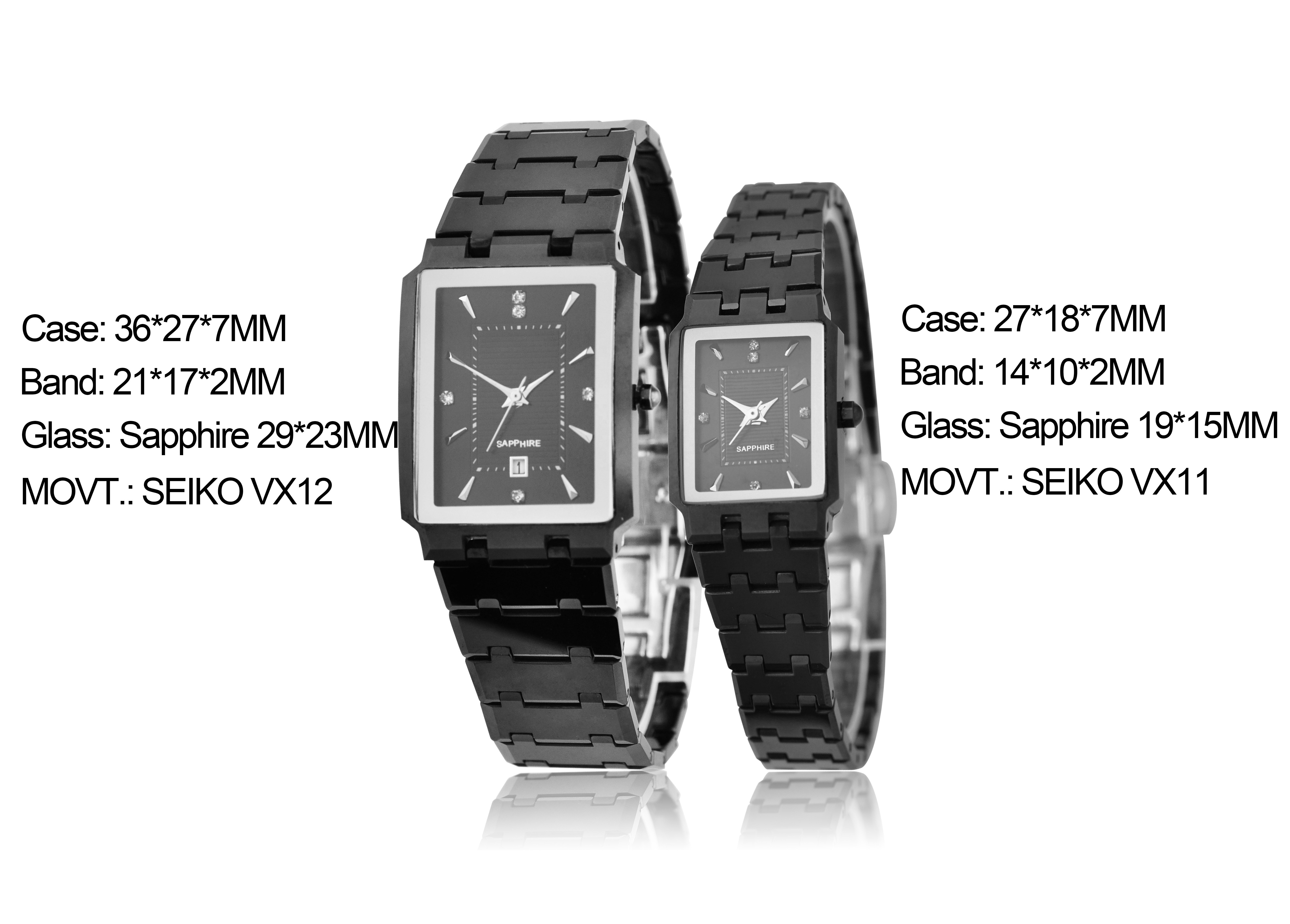square black watch men