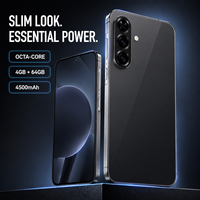 Android 12 Cep Telefonları 6.65 İnç 4GB RAM 64GB 4G Çift SIM 4500mAh 16MP Kamera Yüz Tanıma Kilidi Günlük İletişim Erişimi için