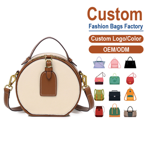 Bolso Redondo Mini para Mujer – Bolso Bandolera y de Hombro de Piel de Vacuno de Primera Capa, Disponible al por Mayor - Product Image 2