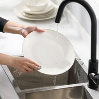 Service de table de luxe en porcelaine fine, vaisselle raffinée, services de table de luxe dorés