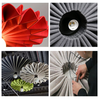 Lustre de style danois pour salle de banquet d'hôtel, lampe LED de bureau, lampe LED créative haut de gamme pour café, salon, salle à manger, intelligente, garantie 3 ans