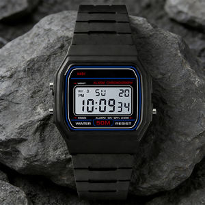 นาฬิกาข้อมือดิจิตอลทรงสี่เหลี่ยม รุ่นวินเทจ General <span class=keywords><strong>F91W</strong></span> ฟังก์ชั่นหลากหลาย พร้อมนาฬิกาปลุก ดีไซน์คลาสสิกทันสมัย สายซิลิโคน 2026 - Product Image 4