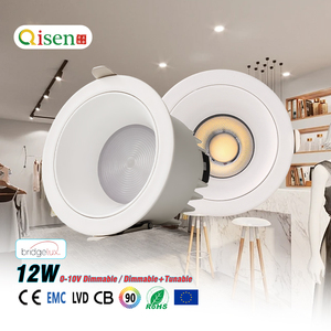 Lumière vers le bas moderne 12W COB SMD <span class=keywords><strong>LED</strong></span> pour Dali Dimmable & Anti-Glare Tunable Spotlight Smart Encastré Extérieur <span class=keywords><strong>Led</strong></span> pour Home Office - Product Image 1