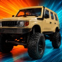 Voiture télécommandée tout-terrain RC Rock Crawler SUV 4x4 avec barre de toit et snorkel, homologuée EN71 CE, pour adultes
