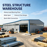 Bâtiment préfabriqué en structure acier sur mesure avec panneaux sandwich pour hangar d'équipement minier