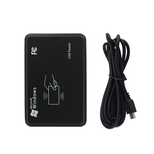 125Khz EM4100 ID 13.56mhz MF/IC Dual Frequency USB Interface Contactless Desktop Rfid Card Reader Machine With NFC