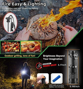 Popular Kit de Supervivencia SOS Adventure 14 en 1, Juego de Herramientas Esenciales para Supervivencia y Kit de Emergencia Táctico para Senderismo en la Naturaleza - Product Image 6