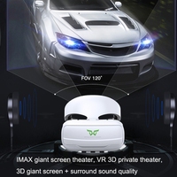 Dropshipping VR SHINECON G02EF Casque de jeu VR de réalité virtuelle 3D avec casque d'écoute pour téléphone portable