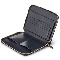 Personnalisé Saffiano PU cuir végétalien hommes enveloppe Notebook sac à main voyage pochette d'ordinateur pochette d'ordinateur portable sac pour Macbook 13