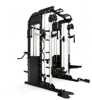 Machine Smith multifonctionnelle commerciale, appareil d'entraînement fonctionnel, machine à câbles croisés, équipement de fitness tout-en-un pour la maison
