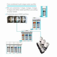 Filtre à eau à baïonnette, ultrafiltration, purificateur d'eau domestique, écran LCD à trois couches, équipement de traitement de l'eau
