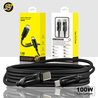 Câble de données flexible et durable en TPE de 1,2 m, charge rapide 5A, Type C vers Lightning 8 broches pour iPhone 13/14 et utilisation sur ordinateur/tablette
