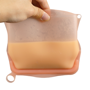 Customize Design Reusable Durable Food Grade Silicone Storage <b>Bag</b>, Silicone Food <b>Bags</b> - Product Image 6
