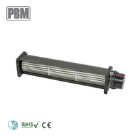 Ventilateur tangentiel 50 mm DC 12V/24V, souffleur en aluminium pour rideau d'air et ventilation