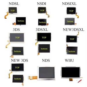 หน้าจอแสดงผลบนหน้าจอ LCD สำหรับ New3DS NDS <span class=keywords><strong>Wii</strong></span> U 3DS 3dsxl New3DSXL NDSL nddi sixl แผงหน้าจอคอนโซล - Product Image 1